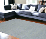 8'X10' Blue Heather Indoor Shag Rug