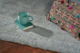 8'X10' Blue Heather Indoor Shag Rug