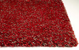 8'X10' Red Heather Indoor Shag Rug