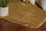 8' X 10' Polyester Espresso Area Rug