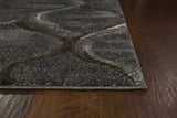 7 X 10 Polypropylene Charcoal Area Rug