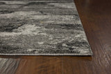 7 X 10 Polypropylene Charcoal Area Rug