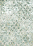 7' X 10' Polyester Sand Silver Area Rug