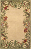 5' X 8' Wool Ivory Area Rug