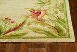 5' X 8' Wool Ivory Area Rug