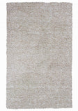 8'X11' Ivory Heather Indoor Shag Rug