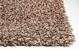 8' X 11' Polyester Beige Heather Area Rug