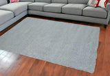 8'X11' Blue Heather Indoor Shag Rug