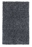 8' X 11' Black Heather Shag Area Rug