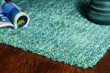 8'X11' Seafoam Heather Indoor Shag Rug