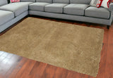 8'X11' Gold Indoor Shag Rug