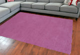 8' X 11' Bright Hot Pink Shag Area Rug