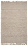 7' X 9' Wool Natural Area Rug