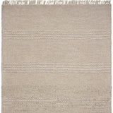 7' X 9' Wool Natural Area Rug