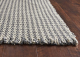 7' X 9' Wool Ivory Or Grey Area Rug