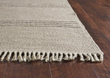 8' X 10' 6 Wool Grey Area Rug