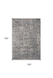 8' x 13' Gray Area Rug