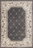 9' X 12' Polypropylene Grey Or Ivory Area Rug