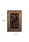 9' X 13' Polypropylene Black Or Beige Area Rug