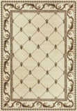 9' X 13' Polypropylene Ivory Area Rug