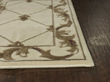 9' X 13' Polypropylene Ivory Area Rug