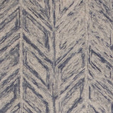 9' X 12' Wool Blue Area Rug