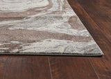 9' X 13' Polypropylene Mocha Area Rug