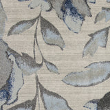 9' X 13' Polypropylene Grey Or Blue Area Rug