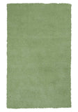 9' X 13' Polyester Spearmint Green Area Rug