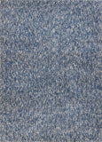 9' X 13' Polyester Indigo Or Ivory Heather Area Rug