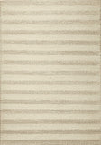 9' X 13' Wool White Area Rug