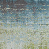 5' X 8' Blue Or Green Abstract Indoor Area Rug