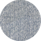 6' Round Slate Heather Plain Indoor Area Rug