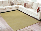 5'X7' Canary Yellow Indoor Shag Rug