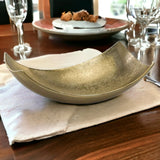 6" Gold Aluminum Decorative Bowl