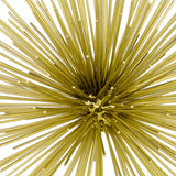 8" Gold Metal Sea Urchin Spiky Sphere