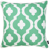 Turquoise Moroccan Geo Decorative Throw Pillow Cover