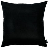 Set Of 2 Black Brushed Twill Decorative Throw Pillow Covers