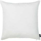 Set Of 2 White Brushed Twill Decorative Throw Pillow Covers