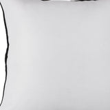 Black And White Happy Just Do Your Best Throw Pillow Cove