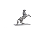 Large Silver Horse Statue