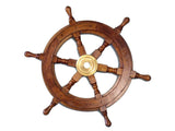 24" X 24" X 2" Ship Wheel