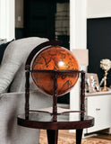 22" Old World Nautical Map Globe Mini Bar