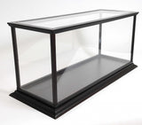 39" Dark Brown Glass Standard Display Stand