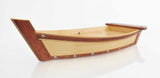 6.25" X 16.75" X 3.37" Small Wooden Sushi Boat Serving Tray