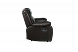 42" Brown Reclining Chair