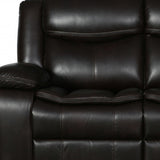 42" Brown Reclining Chair