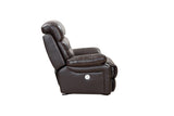 43" X 40" X 41" Brown Power Reclining Chair