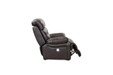 43" X 40" X 41" Brown Power Reclining Chair