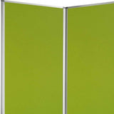 318" X 1" X 71" Green, Metal, 9 Panel, Screen